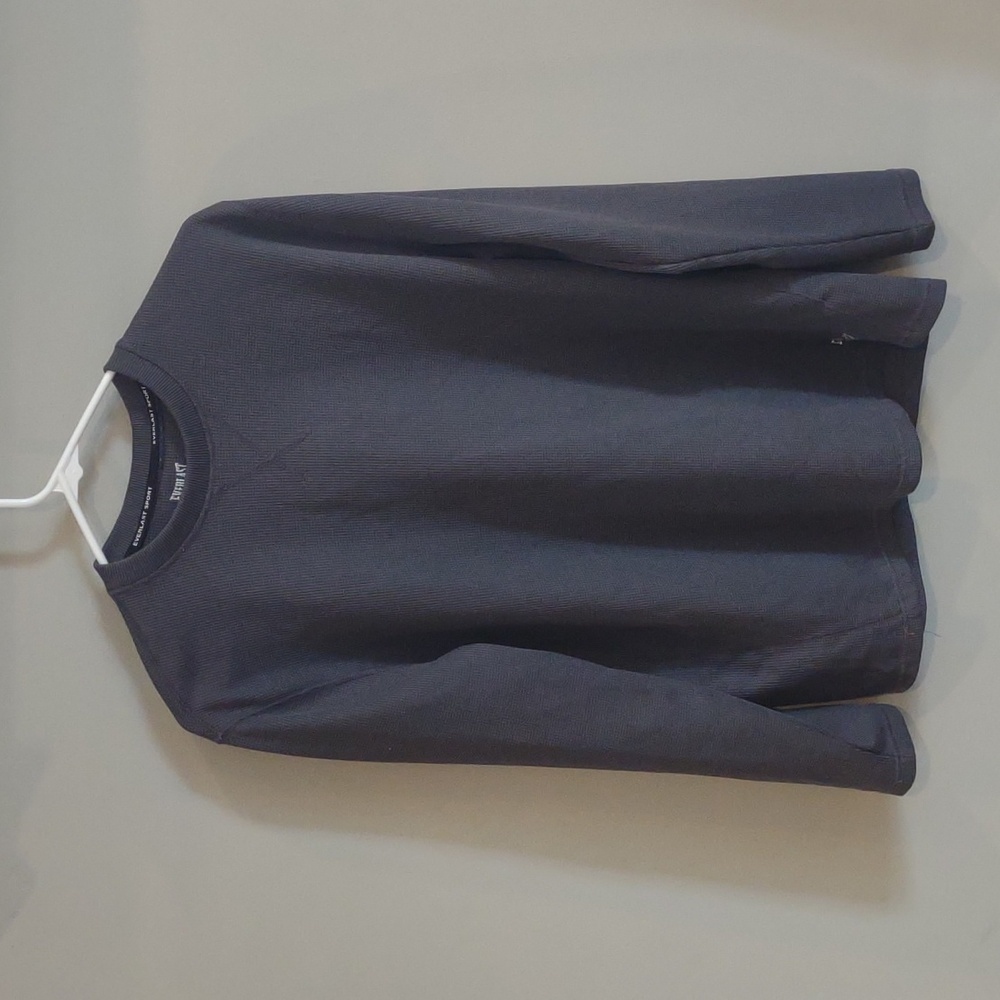 Everlast sport mens medium gray long‎ sleeve wicking shirt